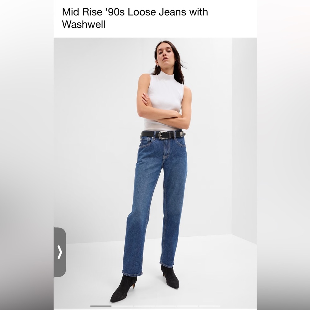 NWT GAP classic mid rise blue jeans